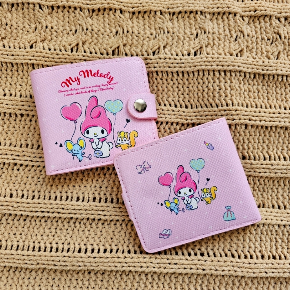 Sanrio kawaii My Melody pink wallet